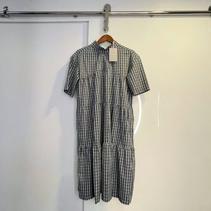 Everlane Tiered Mockneck Dress